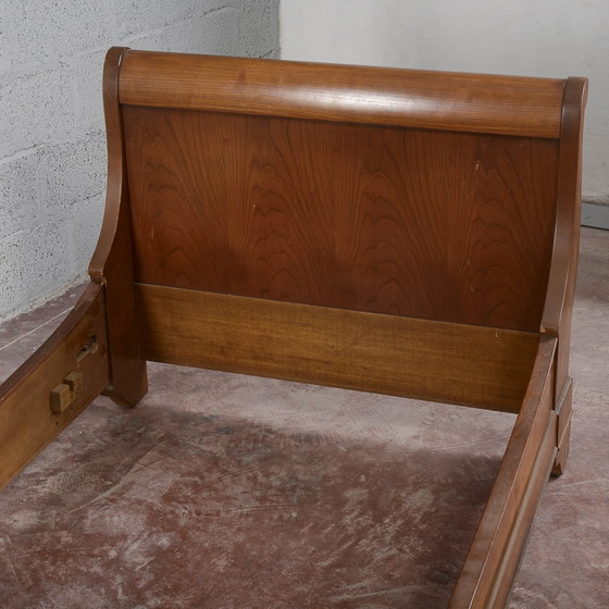 Letto a slitta vintage autoportante – Letti da giorno, Legno, Mid Century Modern (photo 4 of 9)