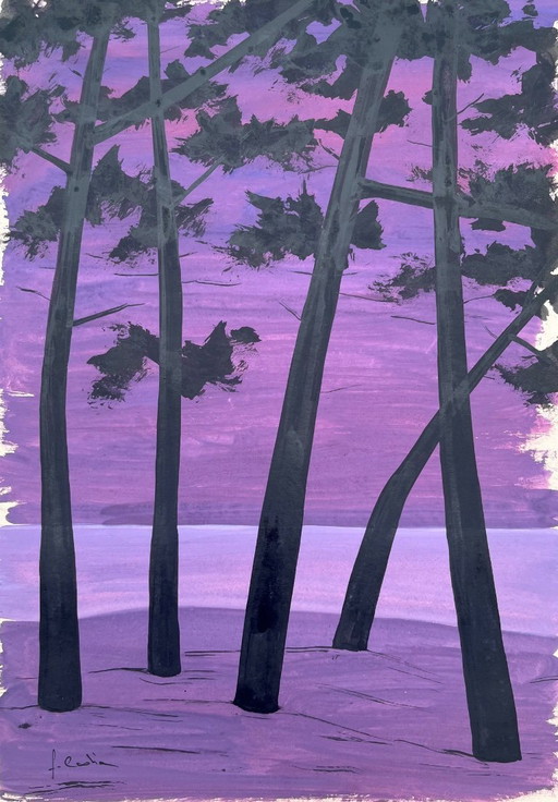 Gouache and India ink on natural paper. Format 30x21cm.