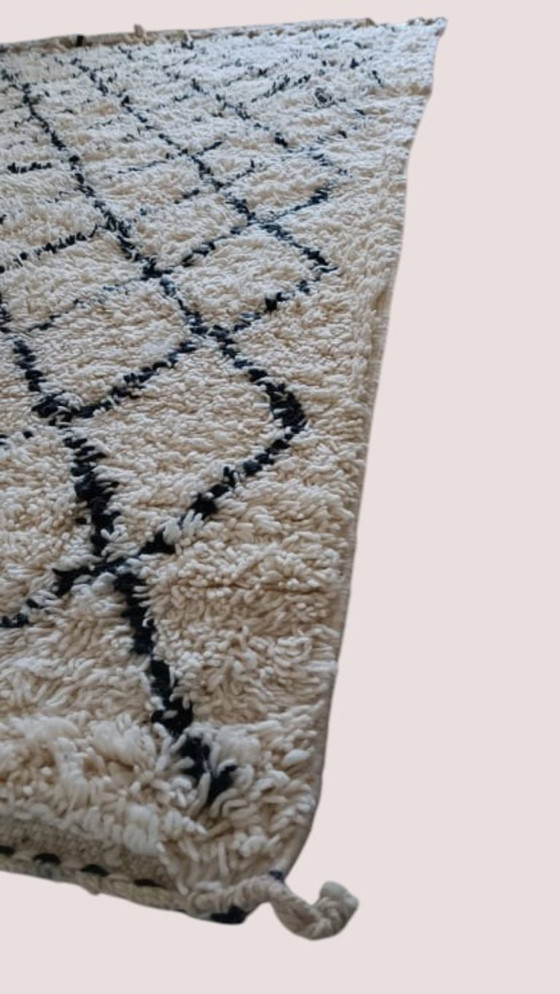 Image 1 of Tapis berbère en laine vierge Tapis marocain - 274 x 150 cm 300 x 200 m Type B21.3