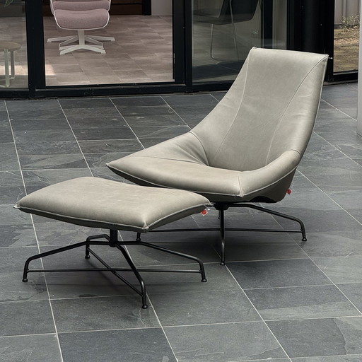 Jess Design Beal fauteuil met poef