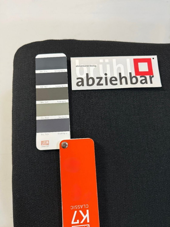 Image 1 of Brühl Roro Medium Fabric Black Sofa