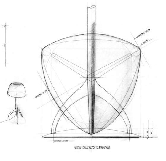 Image 1 of Lumiere Tavolo Lamp by Rodolfo Dordoni for Foscarini 1990