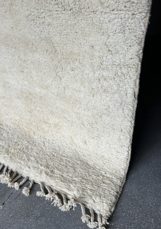 Image 1 of Beni Ouarain vloerkleed volledig effen – 310x202 cm