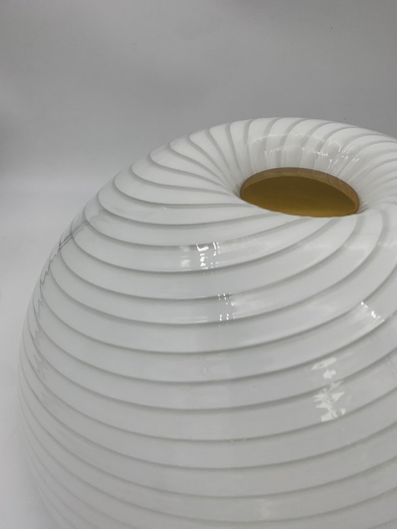 Image 1 of Murano glass ceiling light attributed to F3, restored, made in Italy, vintage