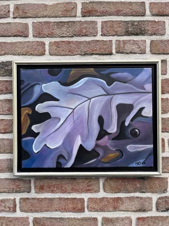 Image 1 of Painting reproduction of Purple Leaves Georgia O'Keeffe