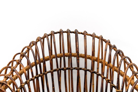 Image 1 of Fauteuil van rotan en bamboe van Janine Abraham & Dirk Jan Rol, jaren 50