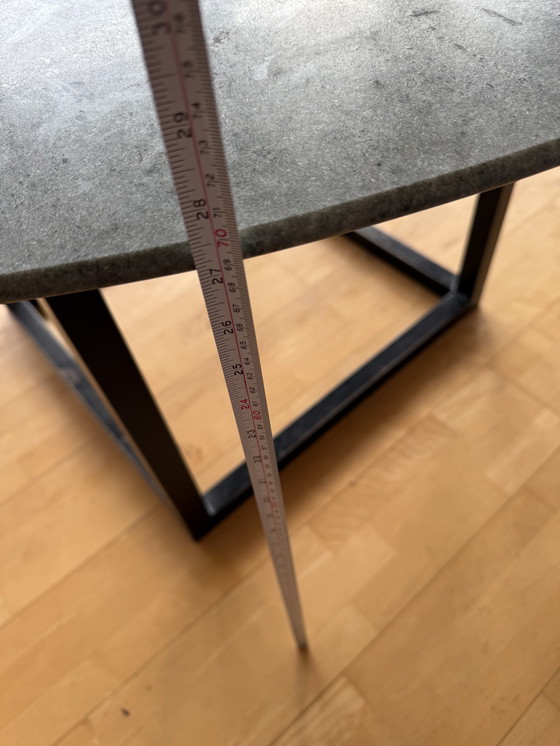 Image 1 of Natuursteen eetkamer tafel groen/grijs