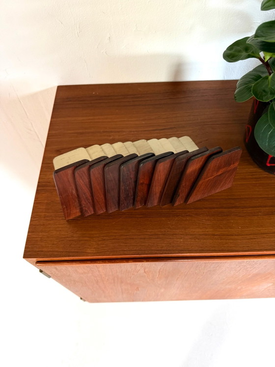 10x vintage Rosewood bookend, Kai Kristiansen ‘60, Bookcases, Metal, Brown (photo 4 of 5)