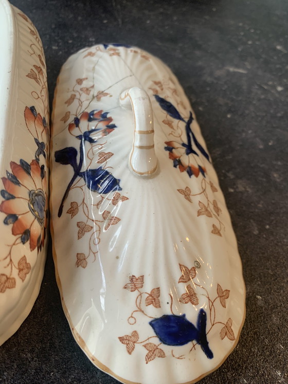 Image 1 of Porselein vlootje 