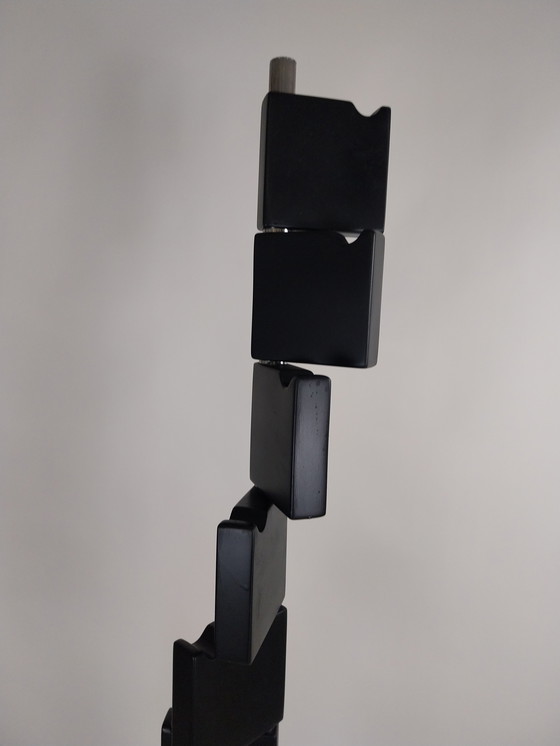 Image 1 of 1 x 1960's coat rack made in Italy chrome and wood