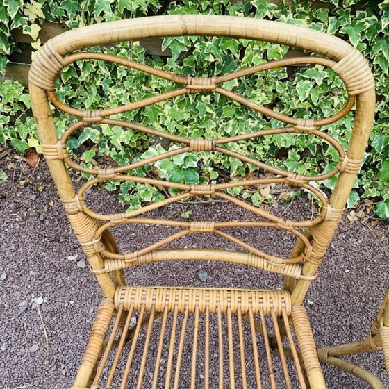 Image 1 of Paar rotan stoelen van Van Rohe