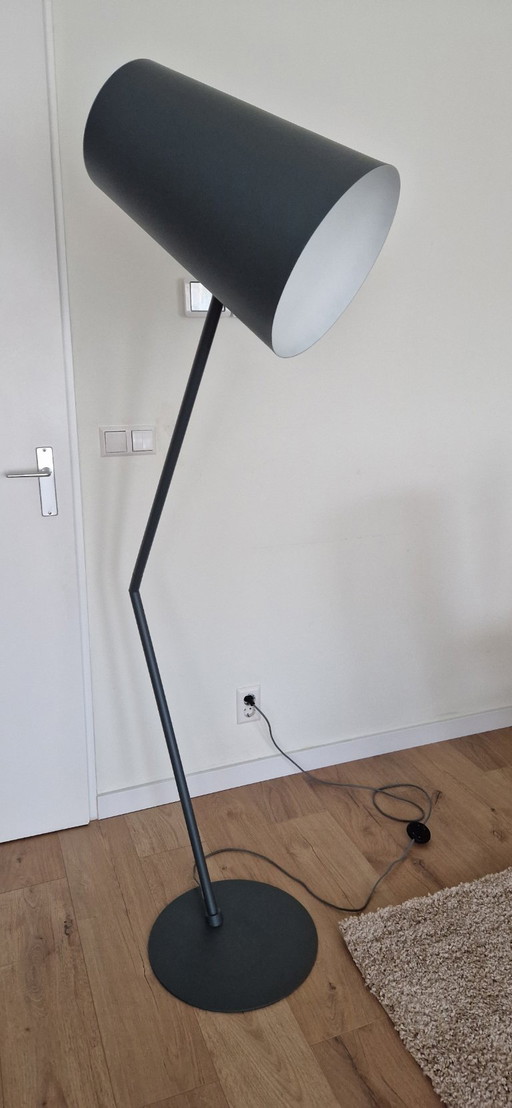 Staande Lamp Donkergrijs – vloerlampen, Metal