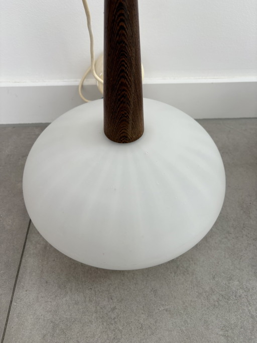 Louis Kalff Philips Lampada a sospensione Modello NG74 Piccolo Modello – hanglampen, Glass, Wood (photo 2 of 5)