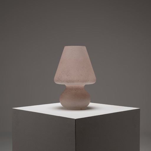 Murano glass table lamp from the 1970s