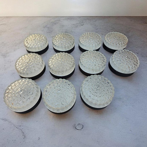 11x Plafonnier Staff Leuchten modèle A226 années 60/70