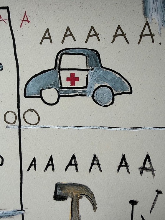 Image 1 of Jean Michel Basquiat (1960-1988), Untitled (Vehicles), 1981, Copyright Estate of Jean Michel Basquiat, Licensed by Artestar New 