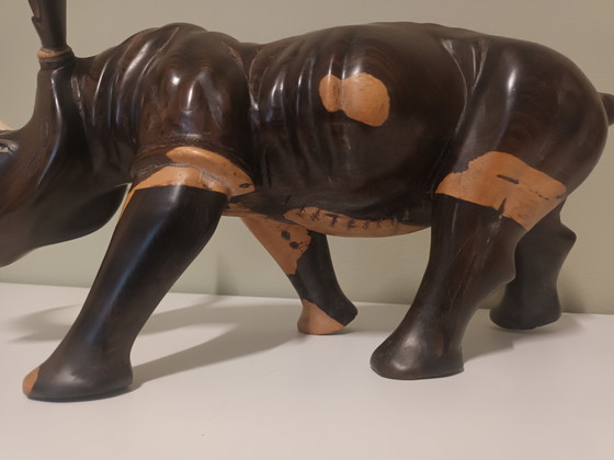 Ebbenhouten Neushoorn – Decoratieve objecten, Wood (photo 7 of 13)
