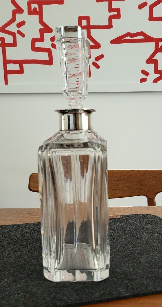 Image 1 of Carafe avec support en argent