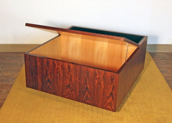 Image 1 of Vintage Scandinavische bar-/plantentafel van palissanderhout