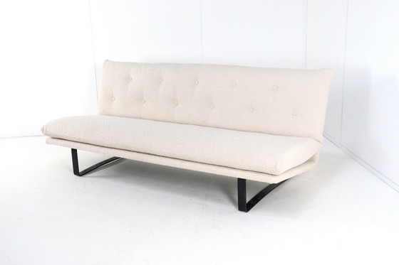Image 1 of Kho Liang Ie per Artifort Divano a 3 posti C684 nuovo rivestimento vintage