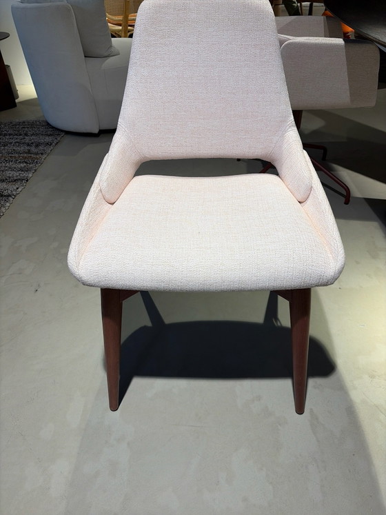Mobitec Lotus set of 4 – Dining chairs, Metal, Wood (photo 8 of 9)