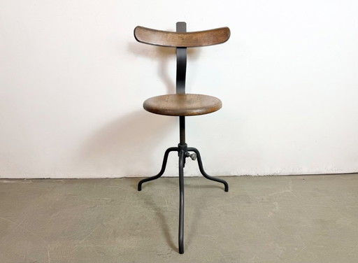 Industrieller Fabrikdrehstuhl, 1950er Jahre