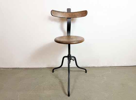 Image 1 of Industrieller Fabrikdrehstuhl, 1950er Jahre