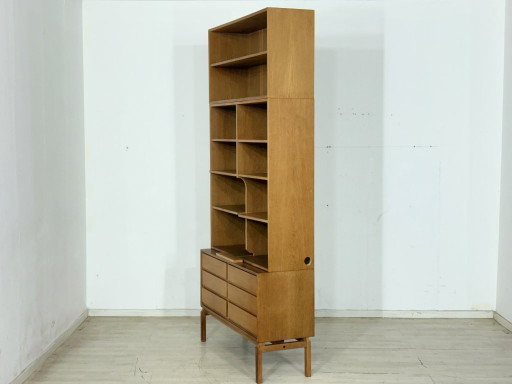 Mid-century classic: IKEA MTP shelf / highboard / sideboard – oak – design Marianne Richter