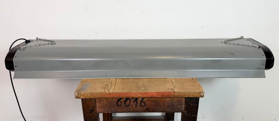 Image 1 of Lampada a sospensione industriale grigia di Elektrosvit, anni '60