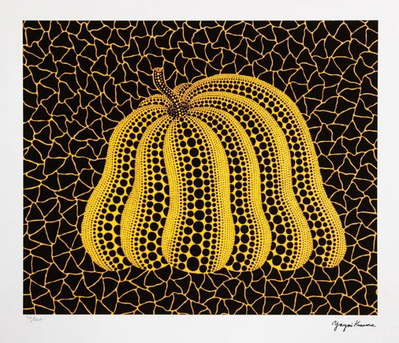Image 1 of Nach Yayoi Kusama, Kürbis, Lithografie, 1990er Jahre