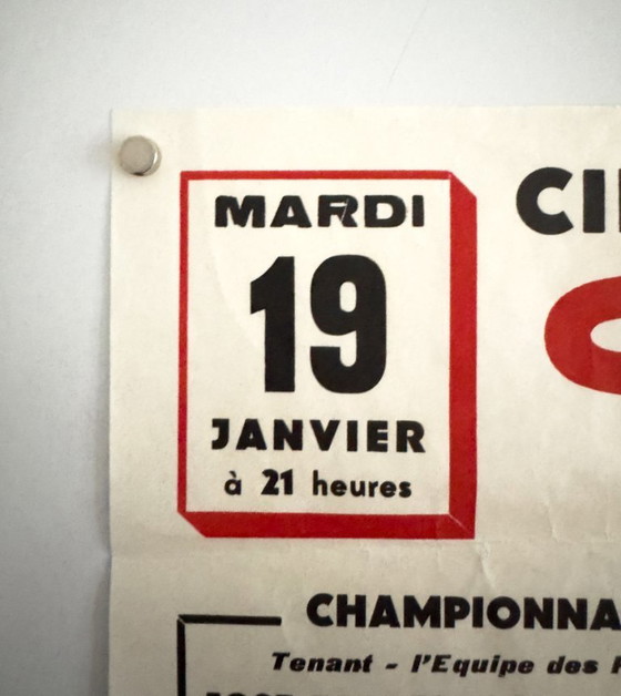 Image 1 of Affiche originale de catch français – vers 1960 – 56,00 × 37,50 cm – Sérigraphie originale