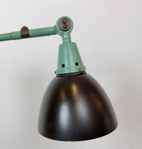 Green Industrial Workshop Desk Lamp by Curt Fischer for Midgard, 1950s – Table lamps, Plastic, Iron (photo 12 of 23)