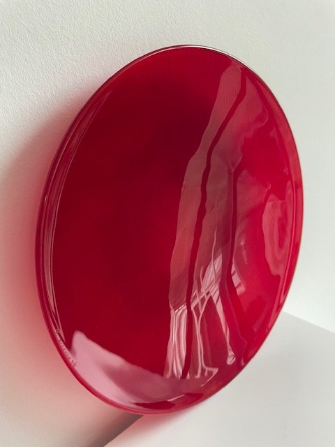 Image 1 of Baldwin Guggisburg Œuvre d'art en verre (bol) Collection Nonfoux 1996