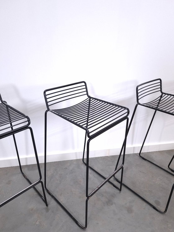 Set of 4 x Black HAY Barstool, Hee Welling – Metal (photo 7 of 18)
