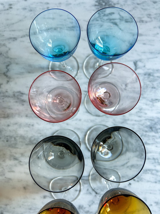 Image 1 of 12x Likörgläser italienisch 1950er Jahre