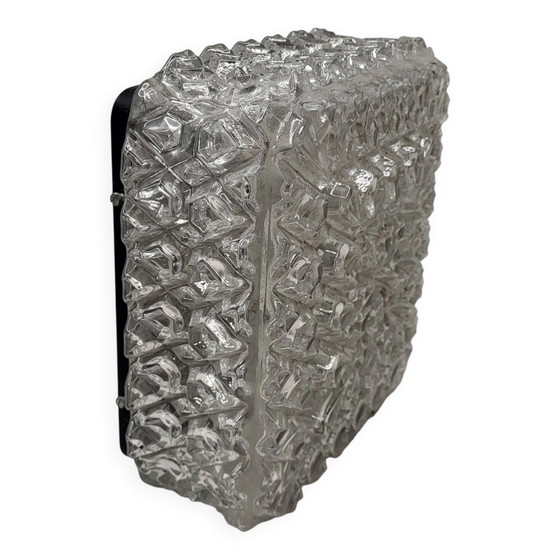 Plafoniera / Applique da parete Glashutte Limburg anni '60 – Glashütte Limburg, Plafoniere, Crystal, Ceramic (photo 2 of 12)