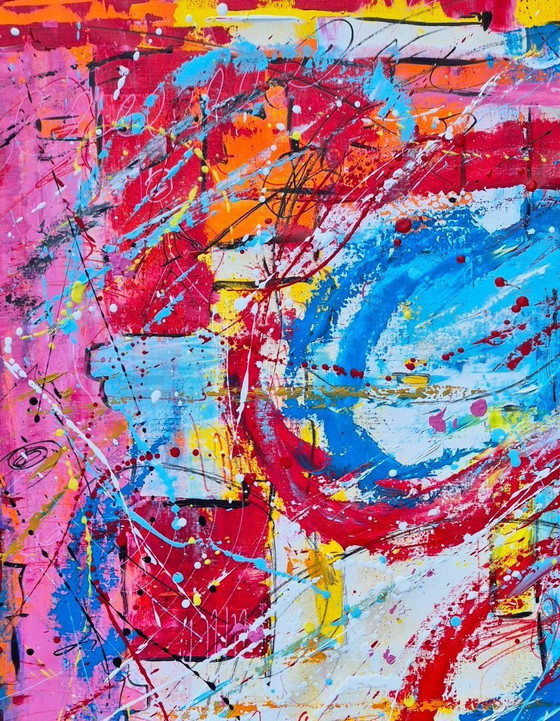 Image 1 of Jovan SRIJEMAC – Wandering Thoughts XXL – Künstler-Leinwand