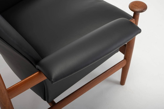 Bwana Lounge Chair and ottoman by Finn Juhl for France & Son, Denmark, 1960s – Armchairs, Leather, Design (photo 7 of 19)