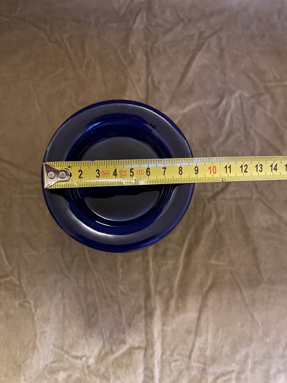 Image 1 of vintage Jasba Keramik Kerzenhalter XL Kerzenständer Blau Mid Century Modern, Allemagne de l’Ouest