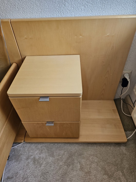 Image 1 of Rete in legno pesante (acero) con telaio e reti a doghe elettriche