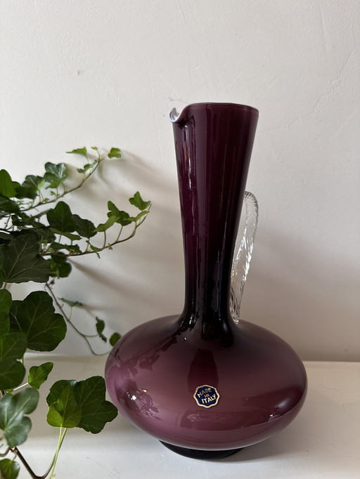 Vintage-Vase aus Muranoglas