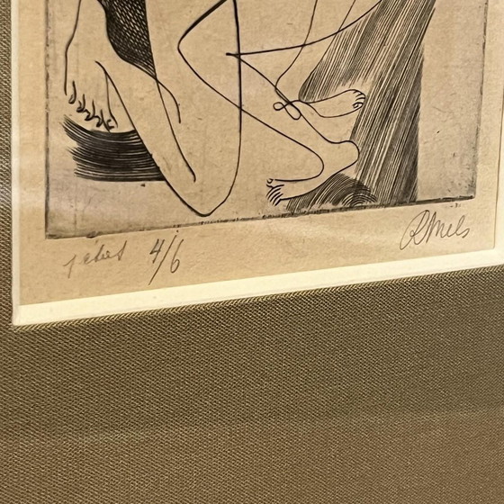 René Mels (Meulemans), Compositions, Gravures, 1945, Lot de 3 – Tirages d'art, Paper (photo 9 of 13)