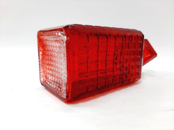 Image 1 of Carafe en verre rouge rubis vintage, carafe