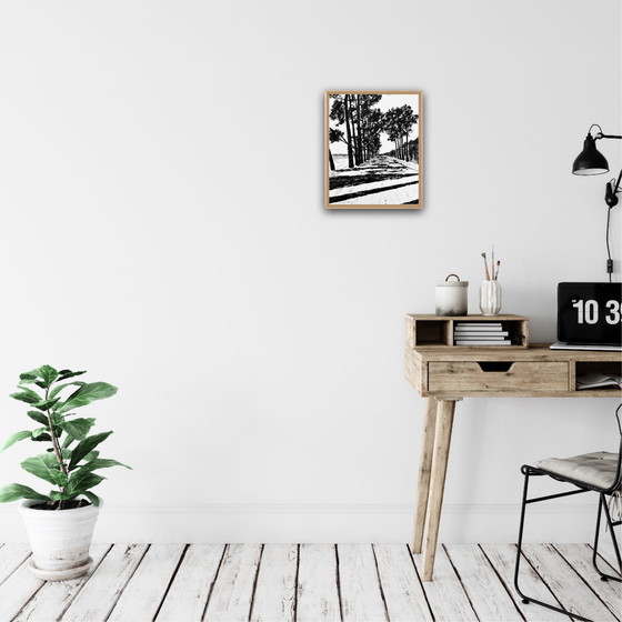 Image 1 of Acrylic on paper, 40x30cm. Framed.