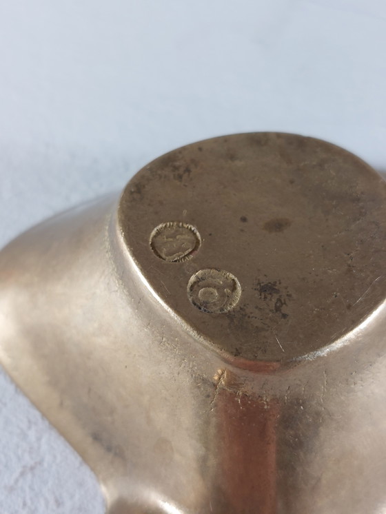Image 1 of Vintage Mid Century Brass Ashtray