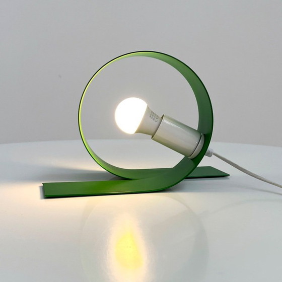 Image 1 of Green Loop Table Lamp, 1980s