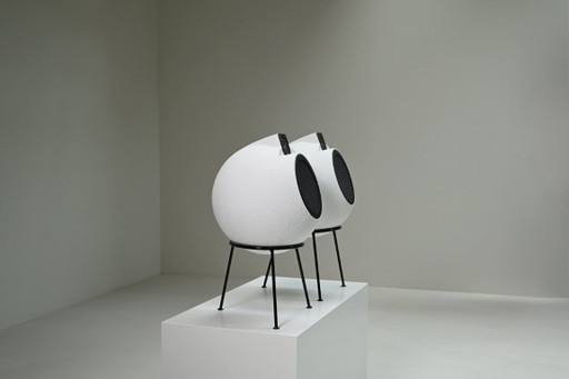 Ensemble de haut-parleurs BS 404 de Joseph Léon pour Elipson, France des années 1960.