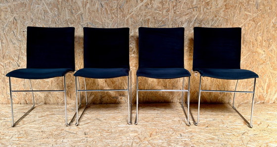 Image 1 of Set mit 4 Pendelstühlen von PASTOE by Leolux