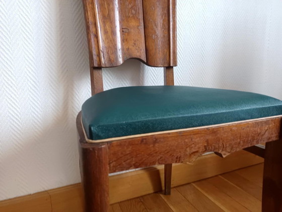 Image 1 of 3x art deco stoelen 1940