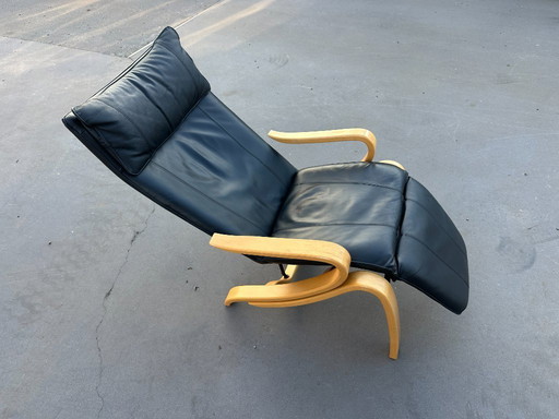 Westnofa Relax Armchair / Chair – luxury black leather version